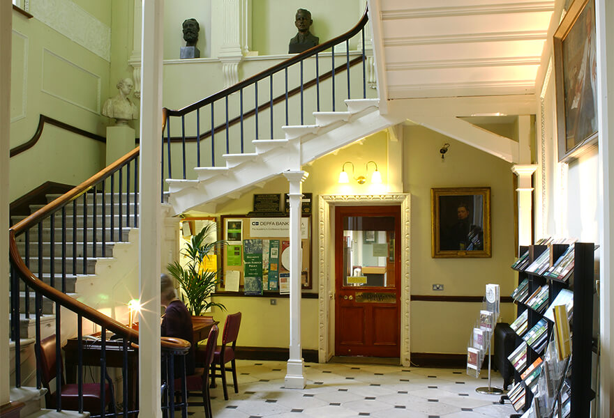 The Inner Hall of Academy House.